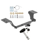 Trailer Tow Hitch For 12-17 Toyota Camry Except Hybrid 13-18 Avalon w/ Security Lock Pin Key