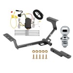 Trailer Tow Hitch For 06-12 Toyota RAV4 All Styles Complete Package w/ Wiring Draw Bar and 1-7/8" Ball