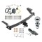 Trailer Tow Hitch For 17-21 Mazda CX-5 Class 2 Complete Package w/ Wiring Draw Bar Kit and 2" Ball