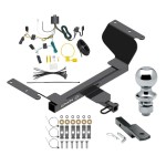 Trailer Tow Hitch For 18-24 GMC Terrain Complete Package w/ Wiring Draw Bar and 1-7/8" Ball