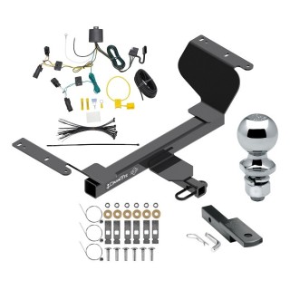 Trailer Tow Hitch For 18-24 GMC Terrain Except Diesel Class 2 Complete Package w/ Wiring Draw Bar Kit and 2" Ball