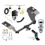 Trailer Tow Hitch For 19-22 Toyota Avalon Complete Package w/ Wiring Draw Bar and 1-7/8" Ball