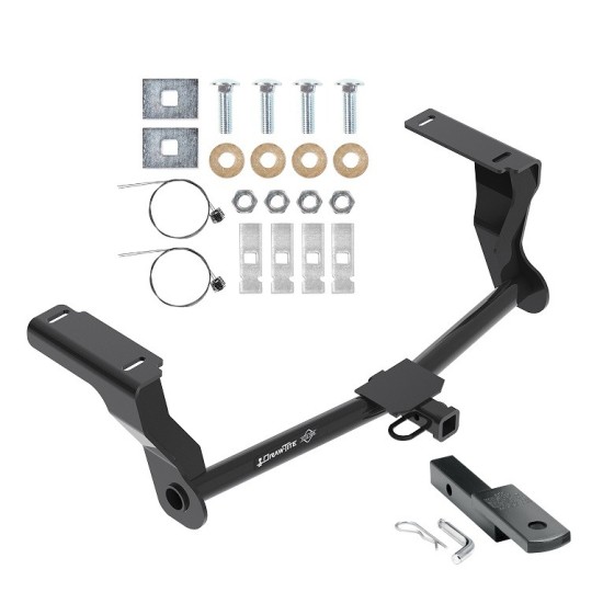 Trailer Tow Hitch For 16-24 Subaru Crosstrek 18-24 Impreza 5 Dr. Wagon Except WRX STi & w/Quad Exhaust Outlets w/ Draw Bar Kit Class 2 1-1/4" Receiver Draw-Tite