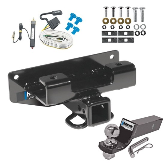 Reese Trailer Tow Hitch For 02-03 Dodge Ram 1500 Package w/ Wiring and 2" Ball