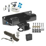 Reese Trailer Tow Hitch For 02-03 Dodge Ram 1500 Deluxe Package Wiring 2" Ball Mount and Lock