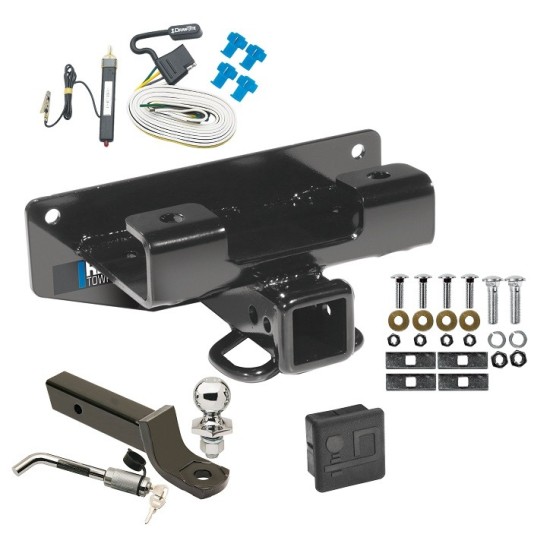 Reese Trailer Tow Hitch For 02-03 Dodge Ram 1500 Deluxe Package Wiring 2" Ball Mount and Lock