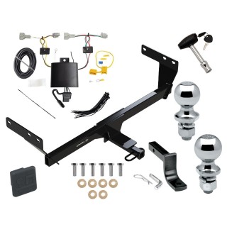 Trailer Tow Hitch For 21-24 Nissan Rogue Deluxe Package Wiring 2" and 1-7/8" Ball and Lock