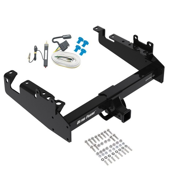 Trailer Tow Hitch For 19-23 Ford F-350 F-450 F-550 Cab and Chassis w/ Wiring Harness Kit