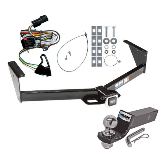 Reese Trailer Tow Hitch For 01-03 Chrysler Town Country Voyager Dodge Grand Caravan PKG w/ Wiring and 2" Ball