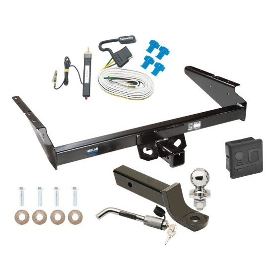 Reese Trailer Tow Hitch For 90-05 Chevy Astro GMC Safari Extended Body Deluxe Package Wiring 2" Ball Mount and Lock