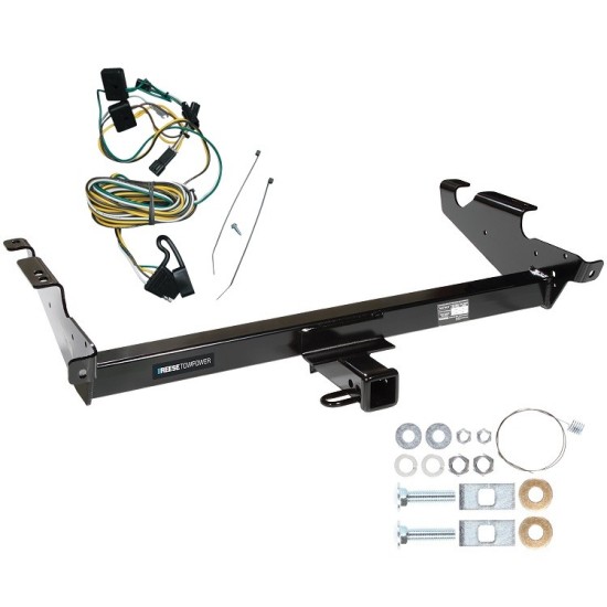 Reese Trailer Tow Hitch For 87-95 Chevy G10 G20 G30 GMC G1500 G2500 G3500 w/ Wiring Harness Kit