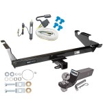 Reese Trailer Tow Hitch For 78-86 96 Chevy G10 G20 G30 GMC G1500 G2500 G3500 Package w/ Wiring and 2" Ball