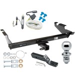 Reese Trailer Tow Hitch For 78-86 96 Chevy G10 G20 G30 GMC G1500 G2500 G3500 Package w/ Wiring and 1-7/8" Ball