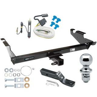 Reese Trailer Tow Hitch For 78-86 96 Chevy G10 G20 G30 GMC G1500 G2500 G3500 Package w/ Wiring and 1-7/8" Ball