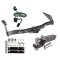 Reese Trailer Tow Hitch For 93-98 Dodge Van B150 B1500 B250 B2500 B350 B3500 Complete Package w/ Wiring and 2" Ball