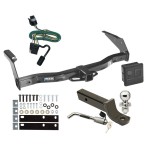 Reese Trailer Tow Hitch For 93-98 Dodge Van B150 B1500 B250 B2500 B350 B3500 Deluxe Package Wiring 2" Ball Mount and Lock