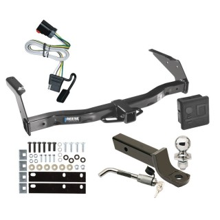 Reese Trailer Tow Hitch For 99-00 Dodge Van Ram 1500 2500 3500 Deluxe Package Wiring 2" Ball Mount and Lock