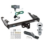 Reese Trailer Tow Hitch For 88-00 Chevy GMC C1500 C2500 C3500 K1500 K2500 K3500 PKG w/ Wiring and 1-7/8" Ball