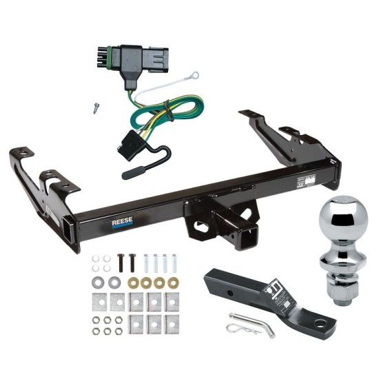 Reese Trailer Tow Hitch For 88-00 Chevy GMC C1500 C2500 C3500 K1500 K2500 K3500 PKG w/ Wiring and 1-7/8" Ball