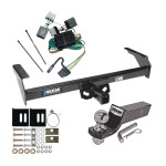 Reese Trailer Tow Hitch For 88-97 Nissan D21 Pickup Complete Package w/ Wiring and 2" Ball