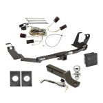 Reese Trailer Tow Hitch For 05-07 Chrysler Town & Country Dodge Grand Caravan w/Stow & Go Seats Deluxe Package Wiring 2" Ball Mount and Lock