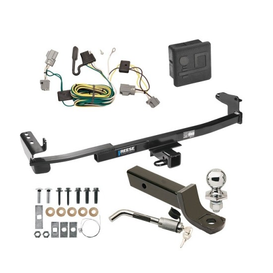 Reese Trailer Tow Hitch For 05-07 Ford Five Hundred Freestyle Deluxe Package Wiring 2" Ball Mount and Lock