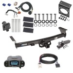 Trailer Hitch Tow Package Prodigy P3 Brake Control For 05-24 Nissan Frontier 09-12 Suzuki Equator w/ 7-Way RV Wiring 2" Drop Mount 2" Ball Class 3 2" Receiver Reese Tekonsha