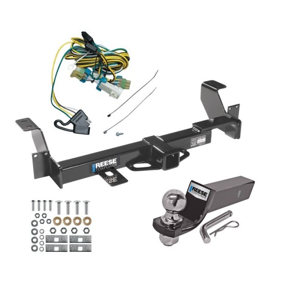 Reese Trailer Tow Hitch For 02-07 Buick Rendezvous 01-05 Pontiac Aztek Complete Package w/ Wiring and 2" Ball