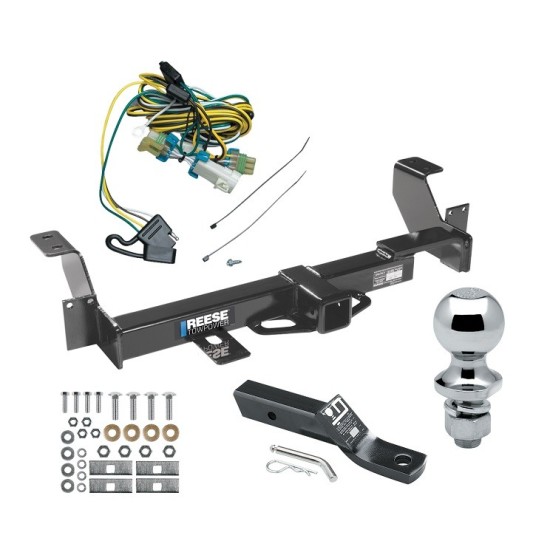 Reese Trailer Tow Hitch For 02-07 Buick Rendezvous 01-05 Pontiac Aztek Complete Package w/ Wiring and 1-7/8" Ball