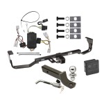 Reese Trailer Tow Hitch For 07-09 Hyundai Santa Fe Deluxe Package Wiring 2" Ball Mount and Lock