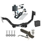 Reese Trailer Tow Hitch For 07-09 KIA Sorento Deluxe Package Wiring 2" Ball Mount and Lock