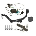 Reese Trailer Tow Hitch For 03-06 KIA Sorento Deluxe Package Wiring 2" Ball Mount and Lock