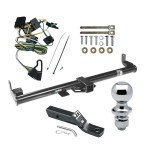 Reese Trailer Tow Hitch For 97 Jeep Wrangler TJ Complete Package w/ Wiring and 1-7/8" Ball