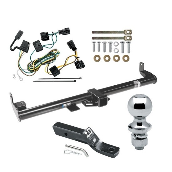 Reese Trailer Tow Hitch For 98-06 Jeep Wrangler TJ Complete Package w/ Wiring and 1-7/8" Ball