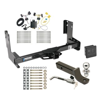 Reese Trailer Tow Hitch For 07-13 Mercedes-Benz Freightliner Sprinter 07-09 Dodge Sprinter 2500 3500 Deluxe Package Wiring 2" Ball Mount and Lock