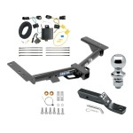 Reese Trailer Tow Hitch For 15-23 Ford Transit 150 250 350 2" Receiver Complete Package w/ Wiring and 1-7/8" Ball