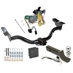 Reese Trailer Tow Hitch For 01-03 Ford Escape Mazda Tribute Deluxe Package Wiring 2" Ball Mount and Lock
