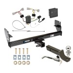 Reese Trailer Tow Hitch For 05-15 Toyota Tacoma Deluxe Package Wiring 2" Ball Mount and Lock