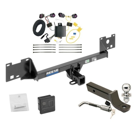 Reese Trailer Tow Hitch For 15-23 RAM ProMaster City Deluxe Package Wiring 2" Ball Mount and Lock