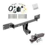 Reese Trailer Tow Hitch For 17-19 Infiniti QX30 Except Sport Complete Package w/ Wiring and 2" Ball