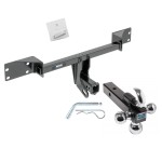 Reese Trailer Tow Hitch Receiver For 15-24 Mercedes-Benz GLA250 17-19 Infiniti QX30 w/Tri-Ball Triple Ball 1-7/8" 2" 2-5/16"