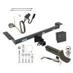 Reese Trailer Tow Hitch For 12-14 Land Rover Range Rover Evoque Excluding Autobiography Deluxe Package Wiring 2" Ball Mount and Lock