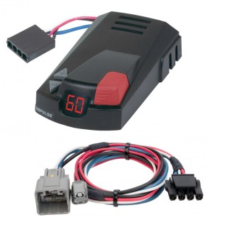 Hopkins Impulse Trailer Brake Control for 13-14 RAM 1500 2500 3500 w/ Plug Play Wiring Adapter Eletric Time Based Module Box Controller