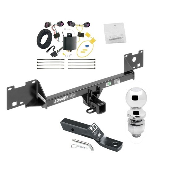 Trailer Tow Hitch For 15-23 RAM ProMaster City Complete Package w/ Wiring and 2" Ball