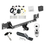 Trailer Tow Hitch For 15-23 RAM ProMaster City Deluxe Package Wiring 2" Ball and Lock