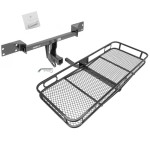 Trailer Tow Hitch For 15-24 Mercedes-Benz GLA250 17-19 Infiniti QX30 Basket Cargo Carrier Platform w/ Hitch Pin