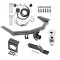 Complete Tow Package For 16-22 Honda Pilot w/ 7-Way RV Wiring Harness Kit 2" Ball and Mount Bracket 2" Receiver Class 3