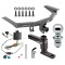 For 2014-2020 Acura MDX Trailer Hitch Tow PKG w/ 4-Flat Wiring + Adjustable Drop Rise Ball Mount + Pin/Clip + 1-7/8" Ball (Excludes: w/Full Size Spare Tire Models) By Draw-Tite