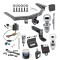 For 2014-2020 Acura MDX Trailer Hitch Tow PKG w/ 4-Flat Wiring + Ball Mount w/ 4" Drop + 2" Ball + 1-7/8" Ball + Wiring Bracket + Hitch Cover + Dual Hitch & Coupler Locks + Wiring Tester + Ball Lube + Electric Grease + Ball Wrench + Ant