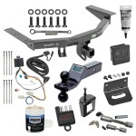 For 2016-2022 Honda Pilot Trailer Hitch Tow PKG w/ 4-Flat Wiring + Dual Ball Ball Mount 1-7/8" & 2" Trailer Balls + Wiring Bracket + Hitch Cover + Dual Hitch & Coupler Locks + Wiring Tester + Ball Lube + Electric Grease + Ball Wrench + A